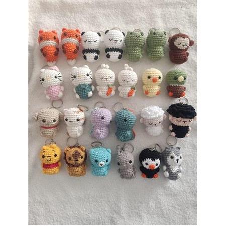 Amigurumi Oyuncak Anahtarlık lar (25 Adetli)