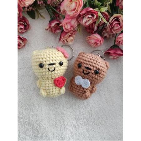 Amigurumi Oyuncak Anahtarlıklar (2 Adet)